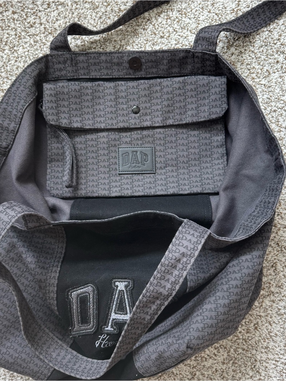Gap x Dapper Dan DAP Harlem Canvas Tote Bag NWOT - Picture 6 of 9